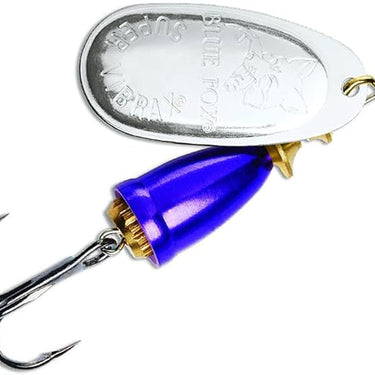 Blue Fox Classic Vibrax 00 Plated 7/64 (Silver/Purple, Size- 0)