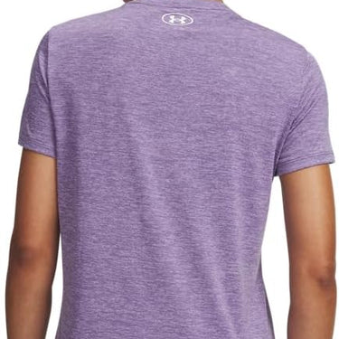 Under Armour UA Tech™ Twist Women's Short Sleeve (Purple Luxe/White) Size XL
