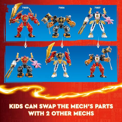 Load image into Gallery viewer, LEGO NINJAGO Kai’s Elemental Fire Mech Action Figure 322pc
