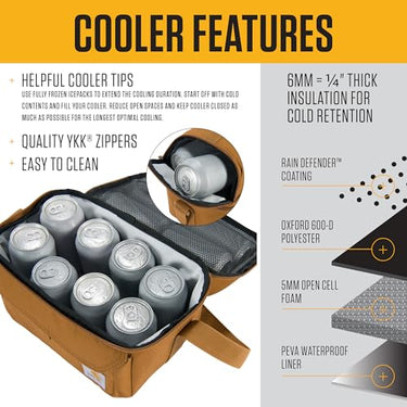 Carhartt 12 Can Two Compartment Lunch Box (Rose Tint)