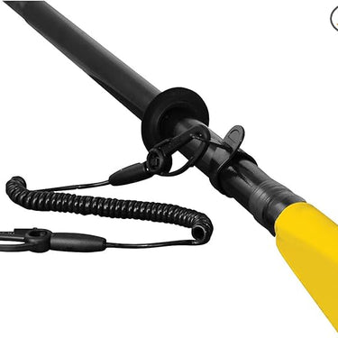 Scotty Safety Leash C/W Flexcoil, Black