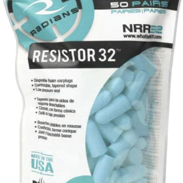 Radians Uncorded Ear Plugs 50pc (Aqua)