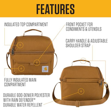 Carhartt 12 Can Two Compartment Lunch Box (Rose Tint)