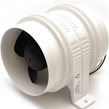 Attwood Turbo 4000 Series II Water-Resistant, In-Line Blower