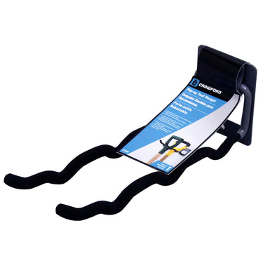 Crawford 5 in. L Zinc-Plated Gray Steel Flip Up Tool Hanger Hanger Holder 50 lb. cap. 1 pk