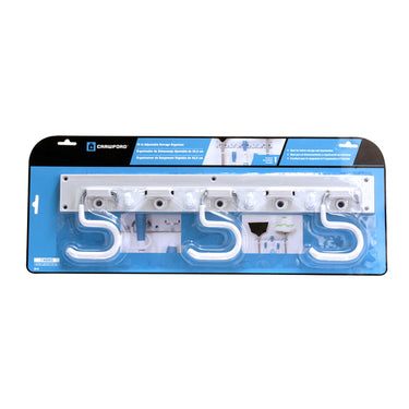 Crawford 16 in. L White Steel Adjustable Storage Organizer Rack 12 lb. cap. 1 pk