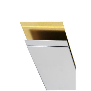 K&S 12 in. L X 1 in. W Stainless Steel Strip
