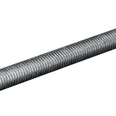 SteelWorks 7/16 in. D X 24 in. L Low Carbon Steel Threaded Rod