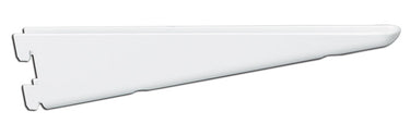 Knape & Vogt White Steel Bracket 16 Ga. 10-1/2 in. L 225 lb