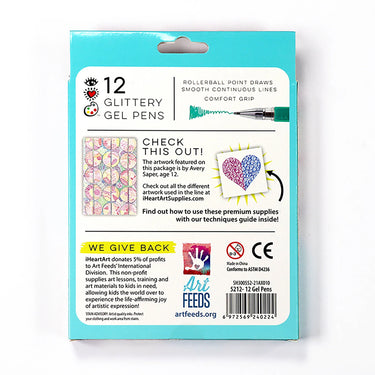 iHeartArt 12 Glitter Gel Pens
