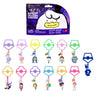 KPop Demon Hunters mini keychain figure blind bag with the 13 collectible keychain figures shown below