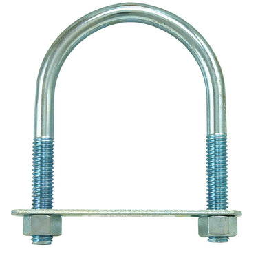 Hampton 3/8 in. X 2-1/2 in. W X 3-5/8 in. L Coarse Zinc-Plated Steel U-Bolt