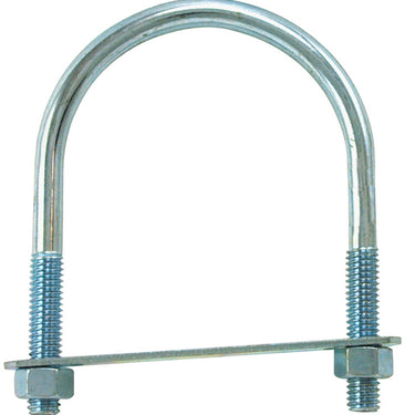 Hampton 3/8 in. X 3 in. W X 4-1/8 in. L Coarse Zinc-Plated Steel U-Bolt