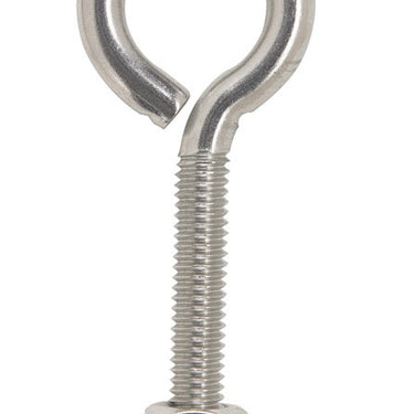 Hampton 5/16 in. X 3-1/4 in. L Stainless Stainless Steel Eyebolt Nut Included