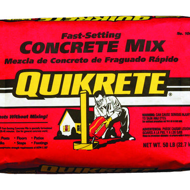 Quikrete Fast Setting Concrete Mix 50 lb Gray