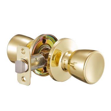Ace Tulip Knob Polished Brass Passage Door Knob