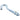 Ace Small Zinc-Plated Silver Zinc 1.25 in. L Hook Bolt 425 lb 1 pk