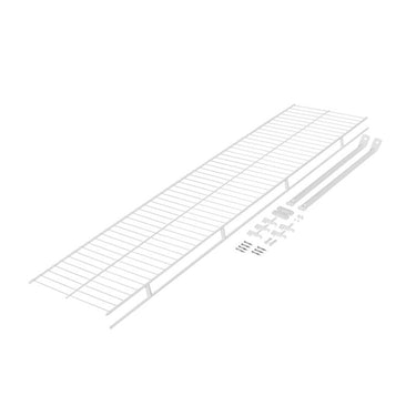 Rubbermaid 48 in. H X 12 in. W X 48 in. L Steel Wardrobe Shelf Kit