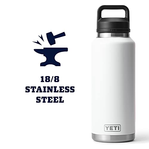 Load image into Gallery viewer, YETI Rambler 46 Oz White BPA Free Bottle with Chug Cap
