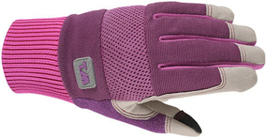 Wells Lamont Small Women Mesh Palm Patch Case Garden Gloves Pink - Pack of 3