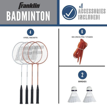 Franklin Sports Starter Badminton Set