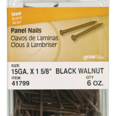 HILLMAN Anchor Wire 1-5/8 in. Panel Coated Steel Nail Flat Head 6 oz