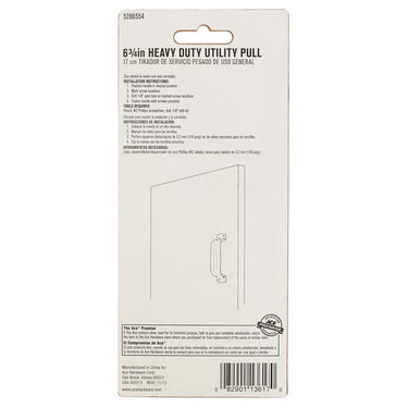 Ace 6.8 in. L Zinc-Plated Silver Steel Heavy Duty Utility Pull