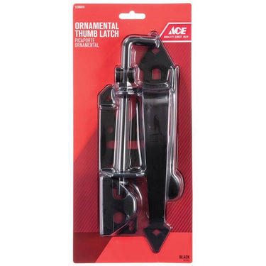 Ace 11 in. H X 3 in. W Steel Thumb Ornamental Gate Latch