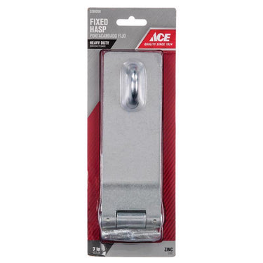 Ace Zinc 7 in. L Fixed Staple Safety Hasp