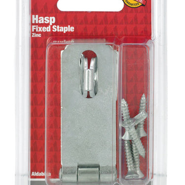Ace Zinc 2-1/2 in. L Fixed Staple Safety Hasp