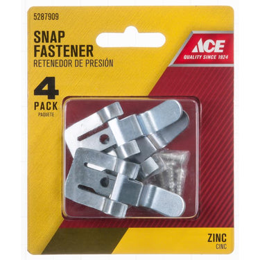 Ace 2-1/8 in. D X 2-1/8 in. L Zinc-Plated Silver Steel Screen/Storm Sash Hanger 4 pk