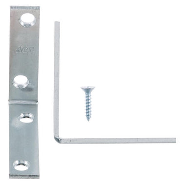 Ace 2-1/2 in. H X 5/8 in. W X 2-1/2 in. D Zinc Inside L Corner Brace