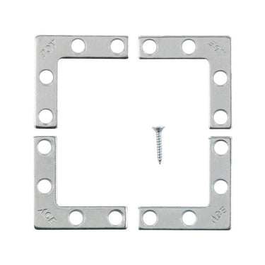 Ace 1-1/2 in. H X 2.75 in. W X 1-1/2 in. D Zinc Flat Corner Brace