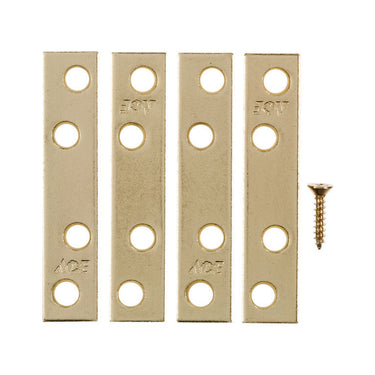 Ace 3 in. H X 0.625 in. W X .87 in. L Bright Brass Mending Brace