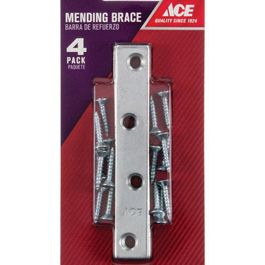 Ace 4 in. H X 0.625 in. W X .72 in. L Zinc Mending Brace