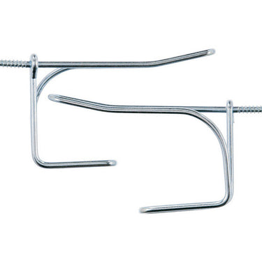 Ace 3-1/4 in. L Zinc-Plated Metal Medium Coat and Hat Garment Hook 35 lb. per Hook lb. cap. 2 pk