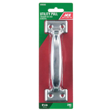 Ace 6.5 in. L Zinc-Plated Silver Steel Utility Pull