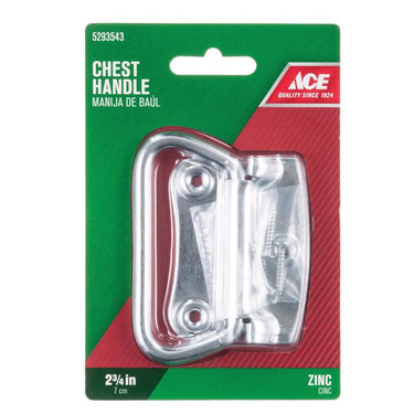 Ace Zinc-Plated Zinc Chest Handle 2-3/4 in. 1 pk