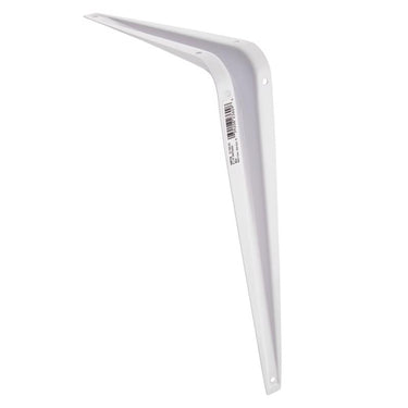 Hampton White Steel Shelf Support 18 Ga. 8 in. L 100 lb