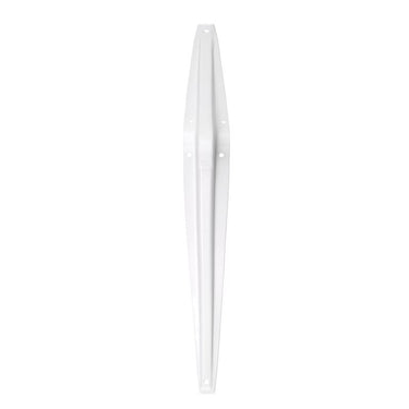 Hampton White Steel Shelf Support 18 Ga. 8 in. L 100 lb
