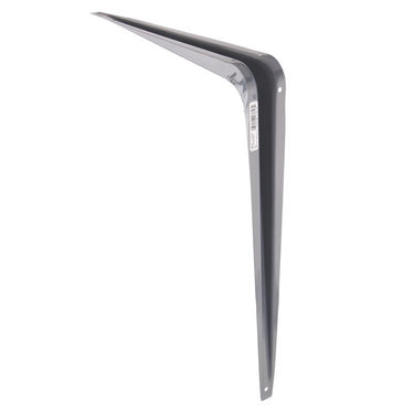Hampton Gray Steel Shelf Support 18 Ga. 12 in. L 100 lb