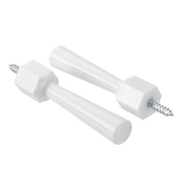 Ace 3-1/4 in. W Plastic White Flexible Door Stop Mounts to door and wall . in.