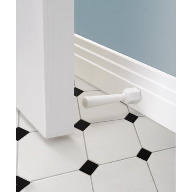 Ace 3-1/4 in. W Plastic White Flexible Door Stop Mounts to door and wall . in.