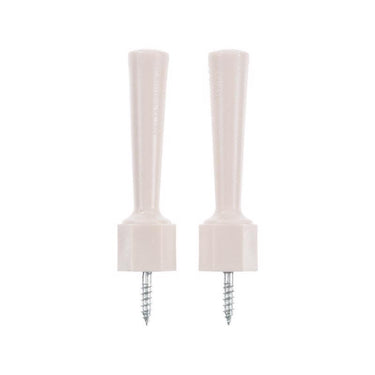 Ace 3-1/4 in. W Plastic Almond Flexible Door Stop Mounts to door and wall . in.