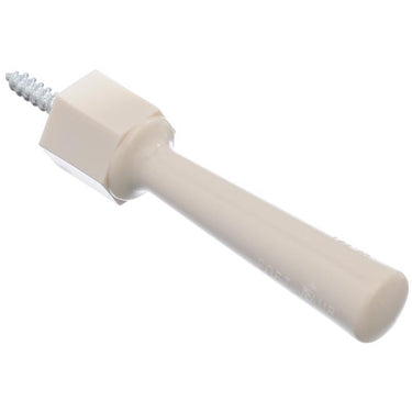 Ace 3-1/4 in. W Plastic Almond Flexible Door Stop Mounts to door and wall . in.