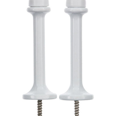 Ace 3 in. W Metal White Rigid Door Stop Mounts to door and wall 1/8 in.