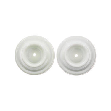 Ace 1-7/8 in. W Plastic White Wall Door Stop Mounts to door and wall 0 in.