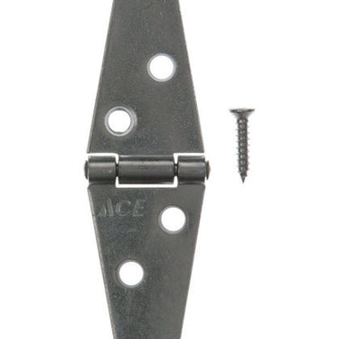 Ace 2 in. L Zinc-Plated Light Duty Strap Hinge 2 pk