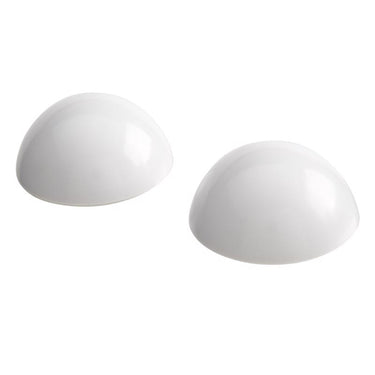 Ace 2-3/8 in. W Rubber White Wall Door Stop Mounts to wall 0 in.