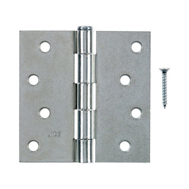 Ace 4 in. L Zinc-Plated Door Hinge 1 pk